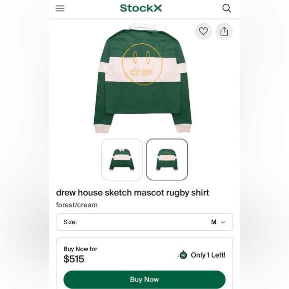 drew house sketch mascot rugby shirt - Picture 3 of 8